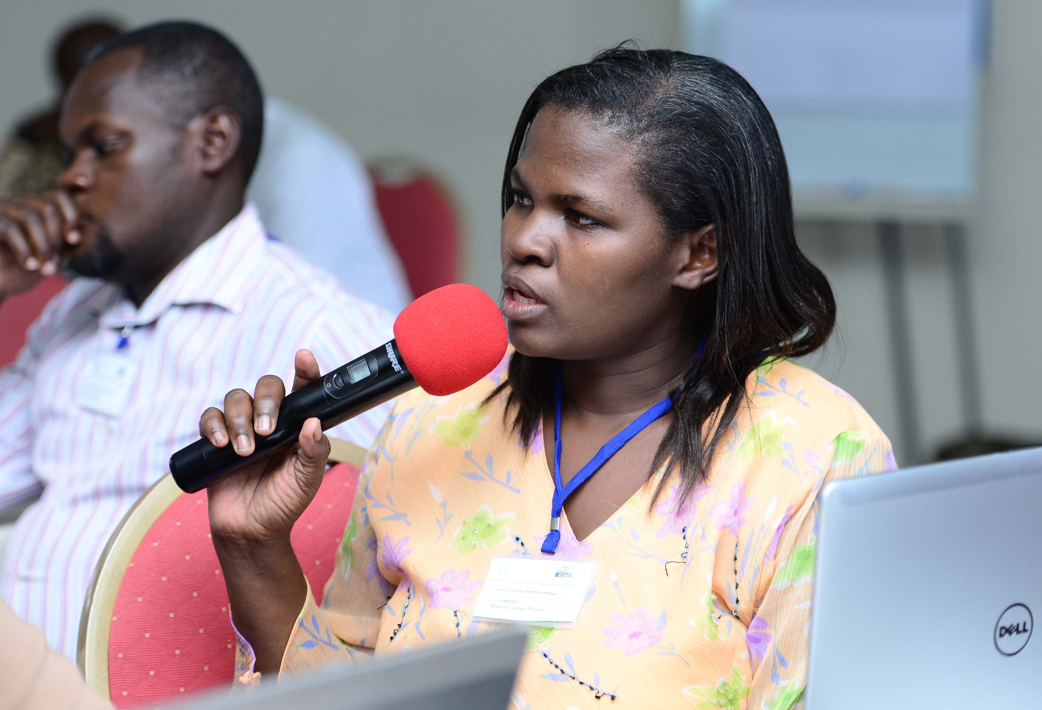 women speaking out at meeting