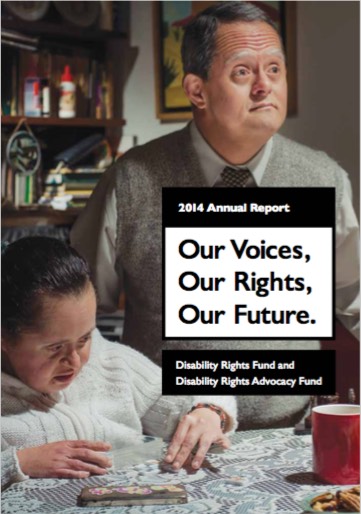 2014 Annual Report cover: Our Voices, Our Rights, Our Future.