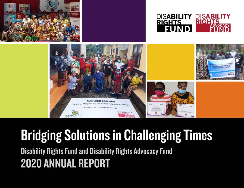 Cover page of 2020 annual report