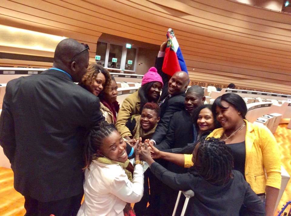 Haitian delegates at UN Geneva