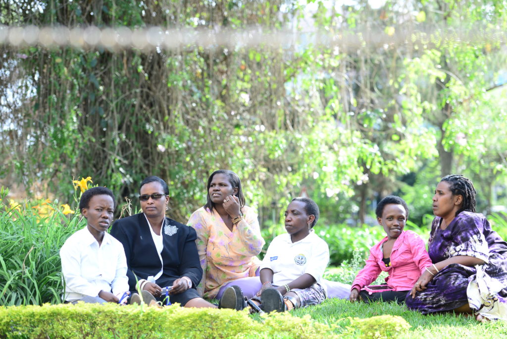 Group of women with disabilities from Rwanda