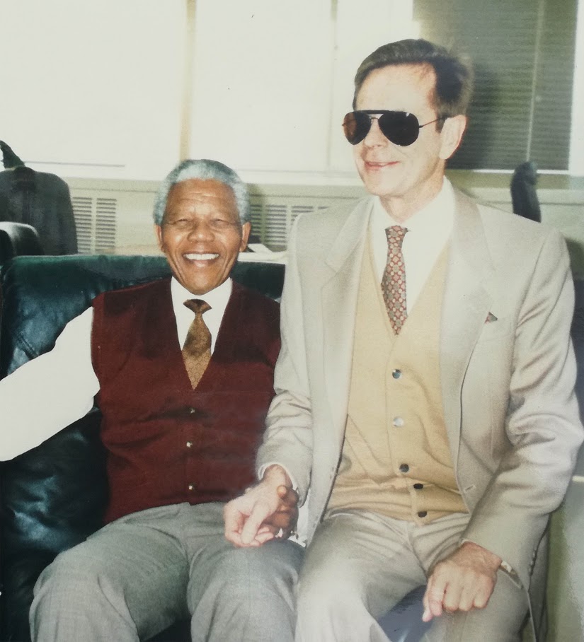 William with Mandela