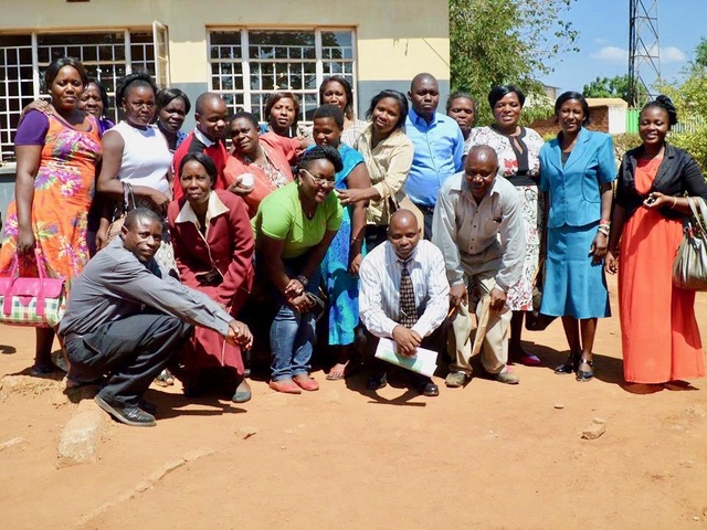 Participants from a DIWA training session